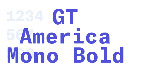 GT America Mono Bold-font-download