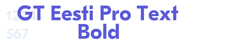 GT Eesti Pro Text Bold-related font