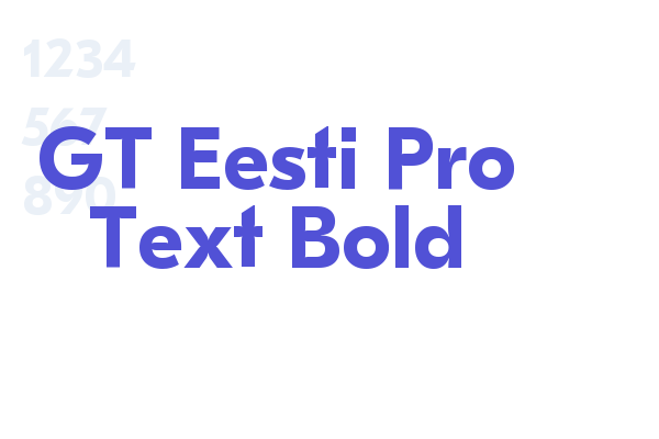 GT Eesti Pro Text Bold