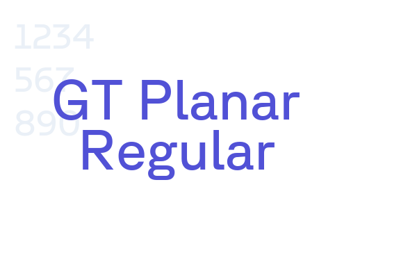 GT Planar Regular