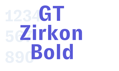 GT Zirkon Bold Font Download