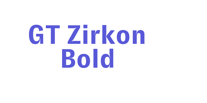 GT Zirkon Bold Font Download