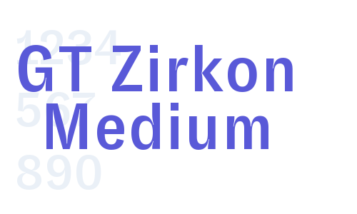 GT Zirkon Medium Font Download