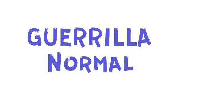 GUERRILLA Normal Font Download