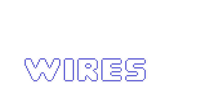 GUMBALL THICK wires Font