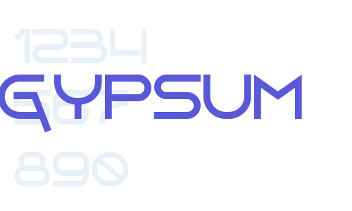 GYPSUM Font