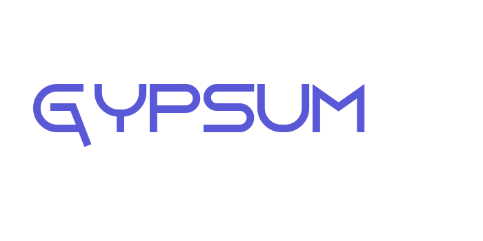 GYPSUM Font