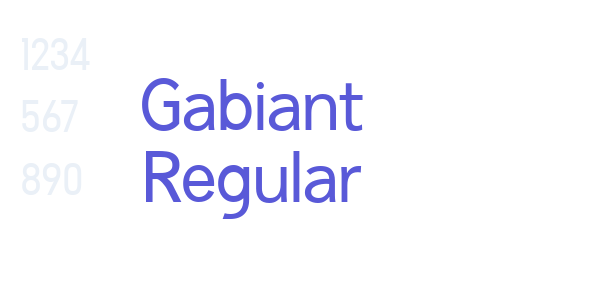 Gabiant Regular font