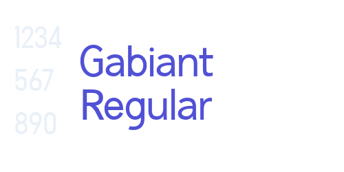 Gabiant Regular-font-download