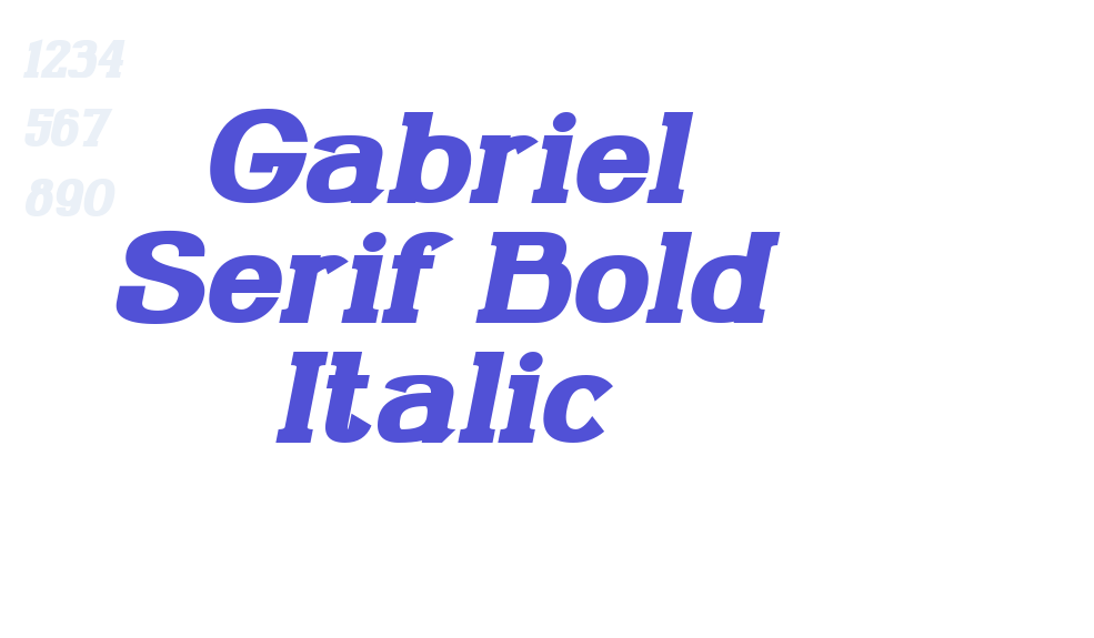 Gabriel Serif Bold Italic-font-download