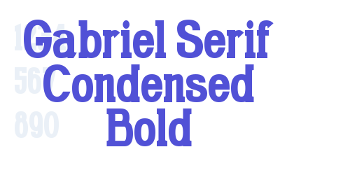 Gabriel Serif Condensed Bold-font-download