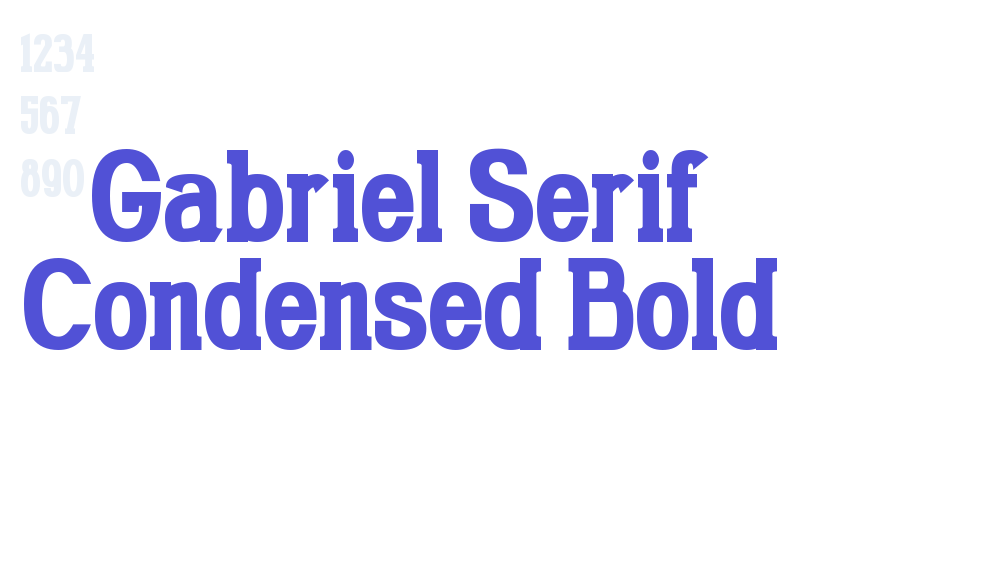 Gabriel Serif Condensed Bold-font-download