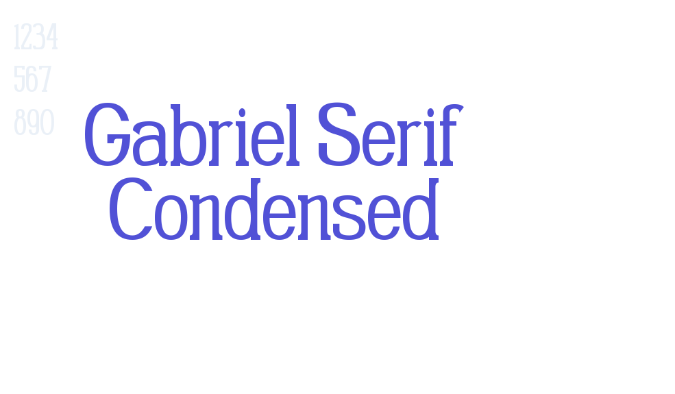 Gabriel Serif Condensed-font-download