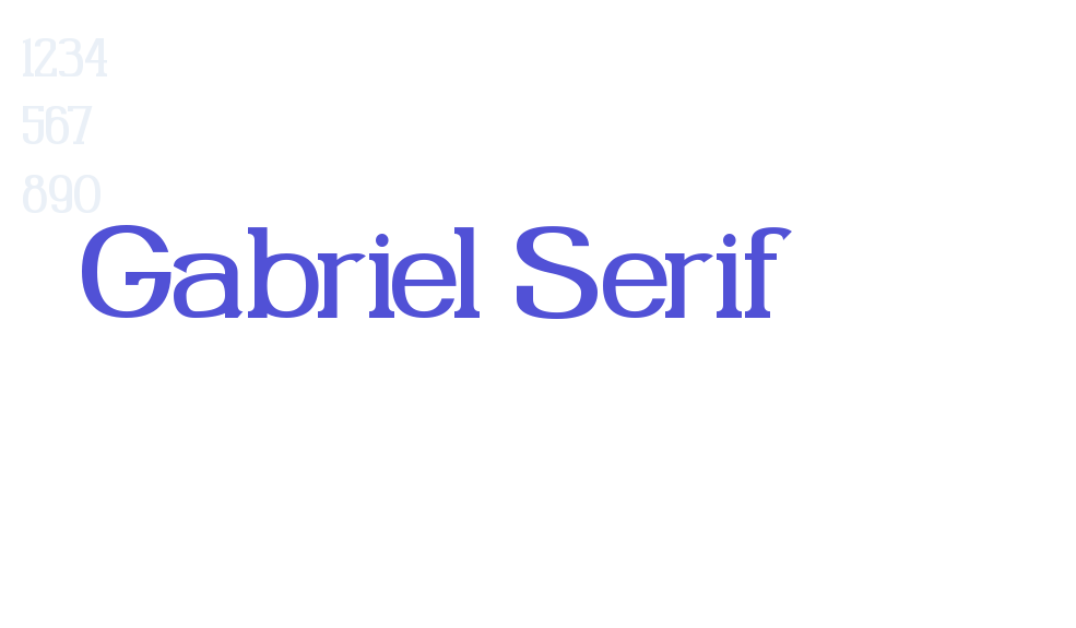 Gabriel Serif-font-download