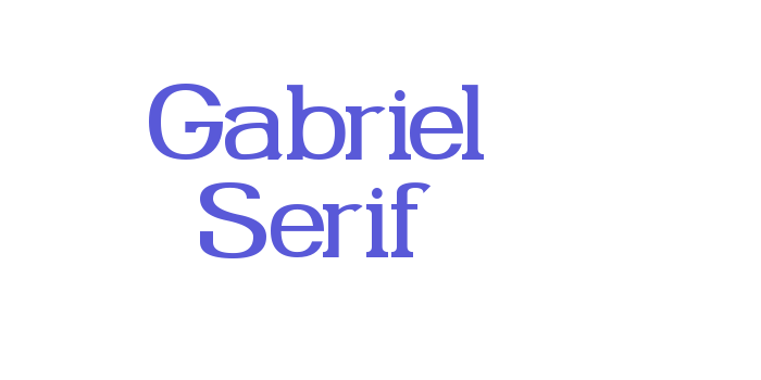 Gabriel Serif Font