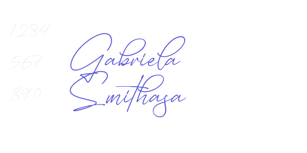 Gabriela Smithasa font