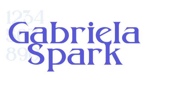 Gabriela Spark font free