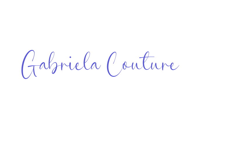 Gabriela Couture Font