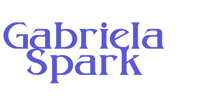 Gabriela Spark Font