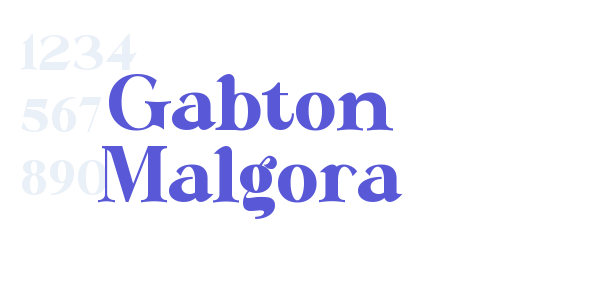 Gabton Malgora font free