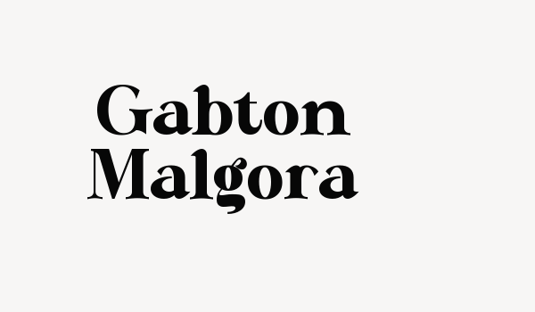 Gabton Malgora Font