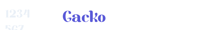 Gacko font download