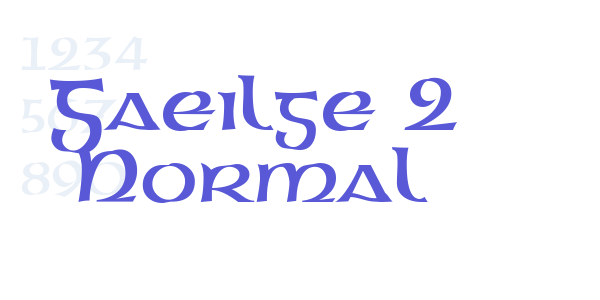 Gaeilge 2 Normal font free