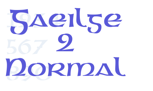 Gaeilge 2 Normal Font