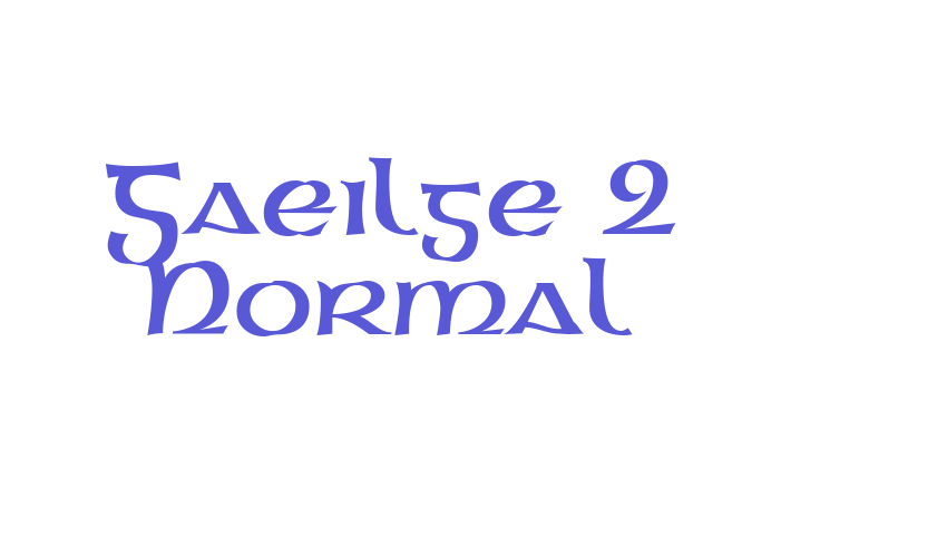 Gaeilge 2 Normal Font Download