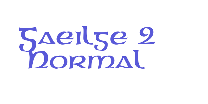 Gaeilge 2 Normal Font Download