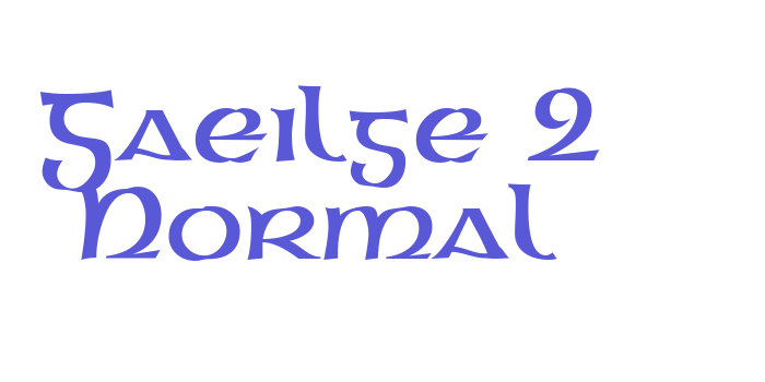 Gaeilge 2 Normal Font