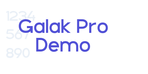 Galak Pro Demo-font-download