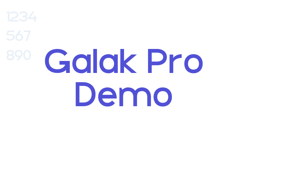 Galak Pro Demo-font-download