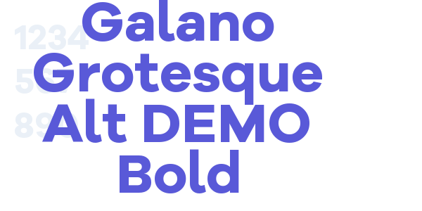 Galano Grotesque Alt DEMO Bold font free