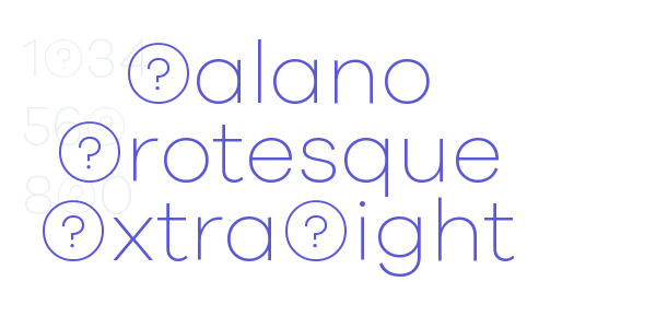 Galano Grotesque ExtraLight font free