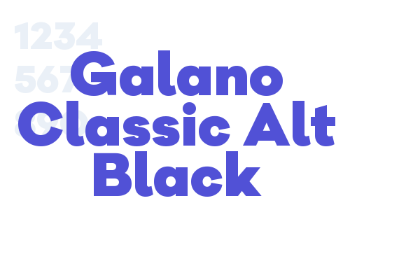 Galano Classic Alt Black