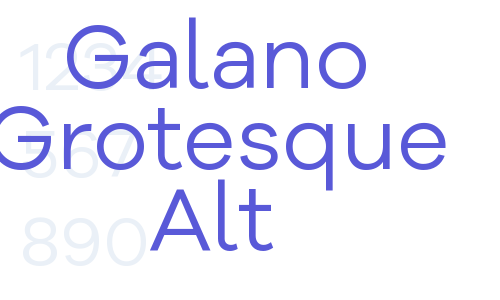 Galano Grotesque Alt Font Download