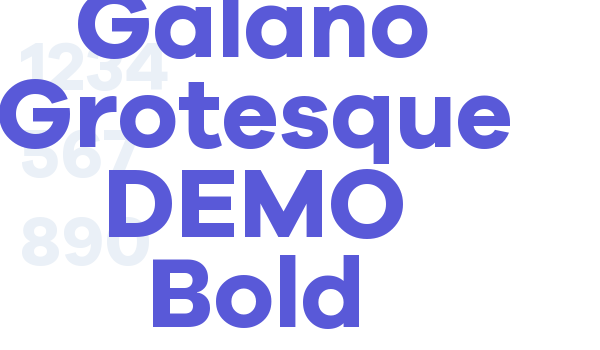 Galano Grotesque DEMO Bold font free