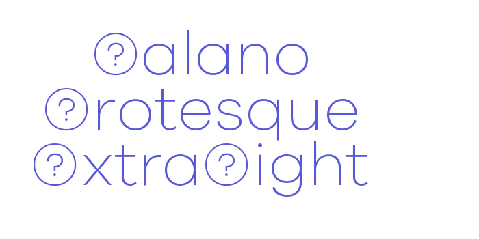 Download Galano Grotesque ExtraLight Font