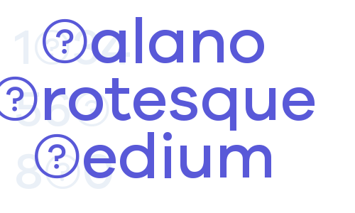 Galano Grotesque Medium Font Download