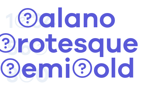 Galano Grotesque SemiBold Font Download