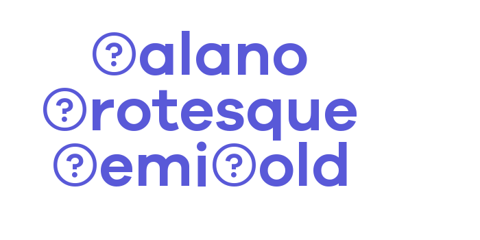 Galano Grotesque SemiBold Font Download