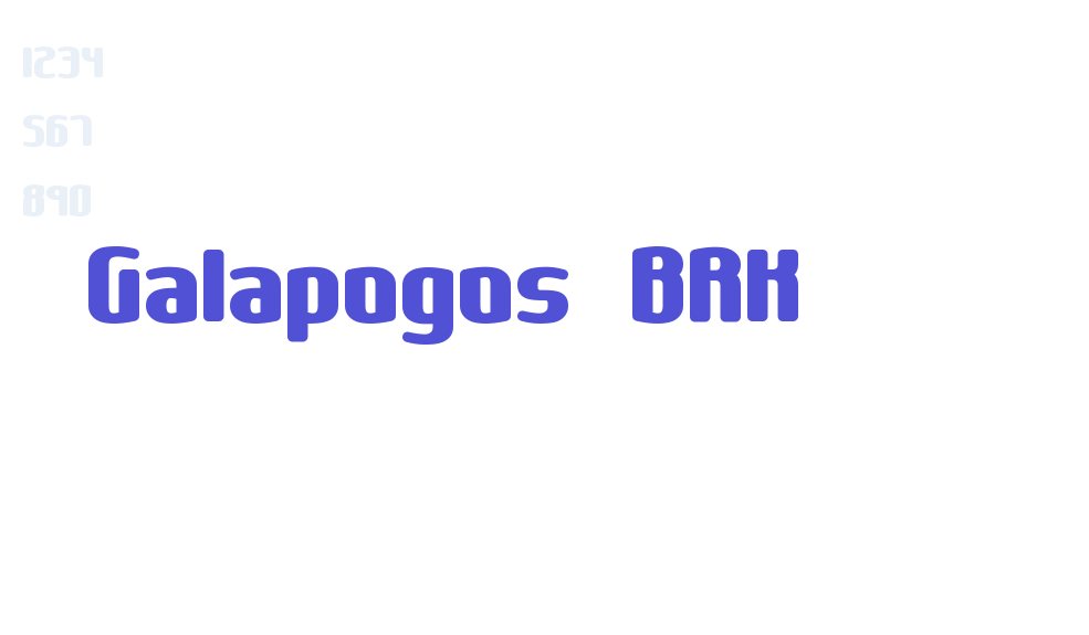 Galapogos BRK-font-download