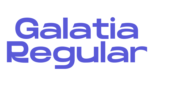 Galatia Regular Font