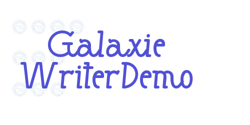 Galaxie WriterDemo-font-download
