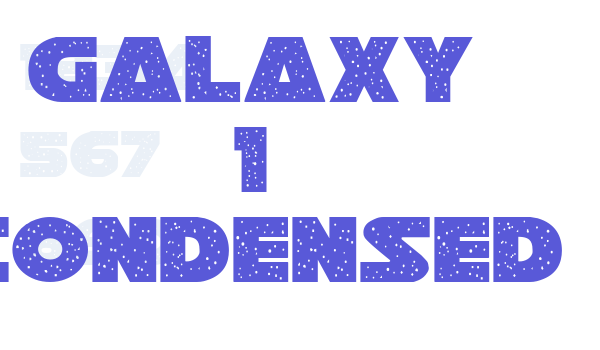 Galaxy 1 Condensed font free