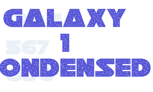 Galaxy 1 Condensed Font