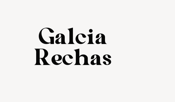 Galcia Rechas Font