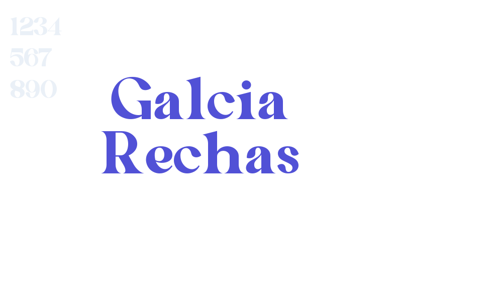 Galcia Rechas-font-download