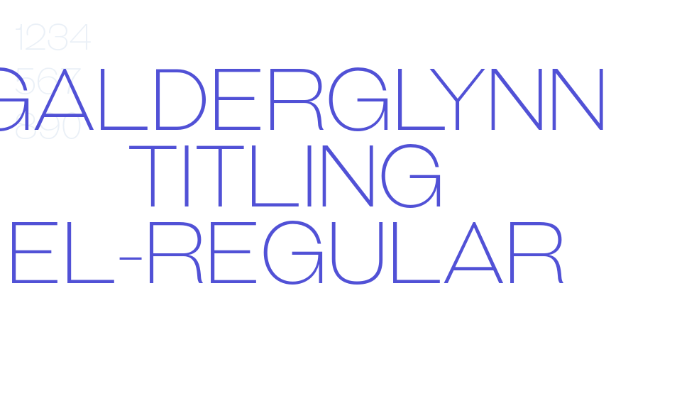 Galderglynn Titling El-Regular-font-download